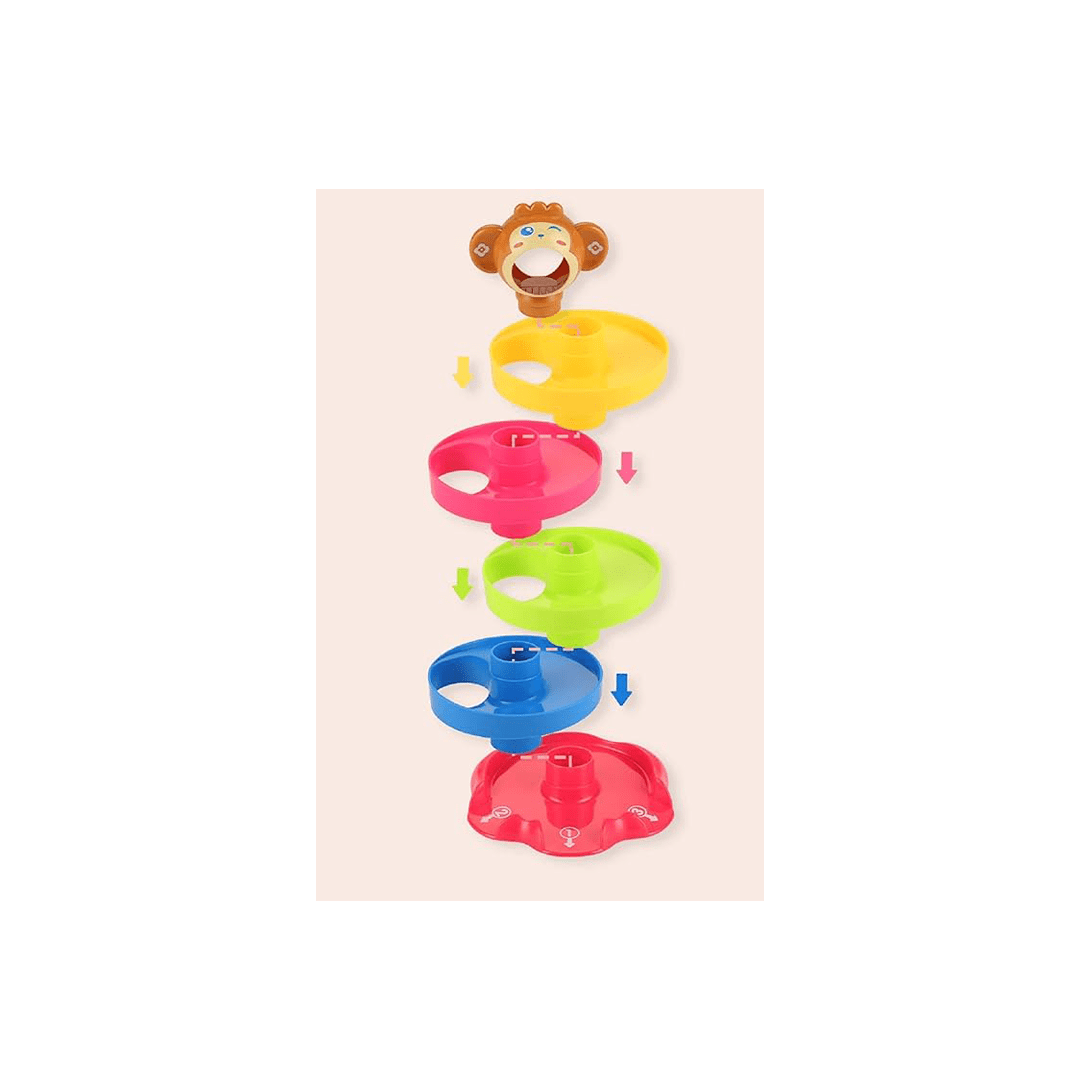 Baan Toys Toys Baan Toys Roll Ball Monkey Shaped Set - Multicolor (9 Months+)