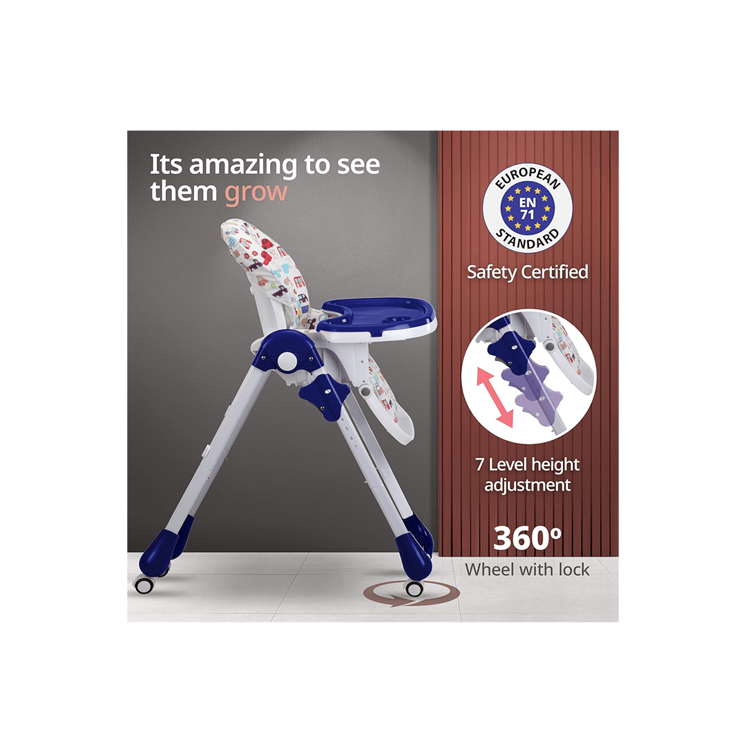 LuvLap Room Decors LuvLap Royal High Chair With Adjustable Food Tray for Baby