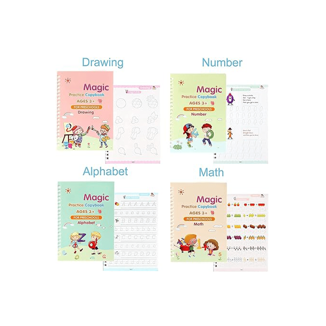 Baan Toys Books Baan Toys Sank Magic Practice Copybook-English (3 Years+)