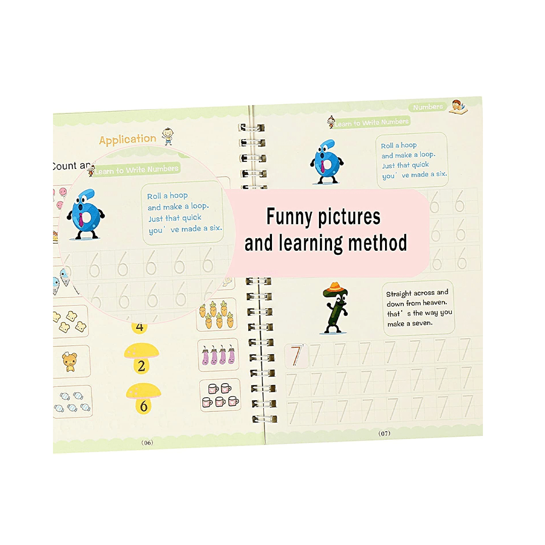 Baan Toys Books Baan Toys Sank Magic Practice Copybook-English (3 Years+)