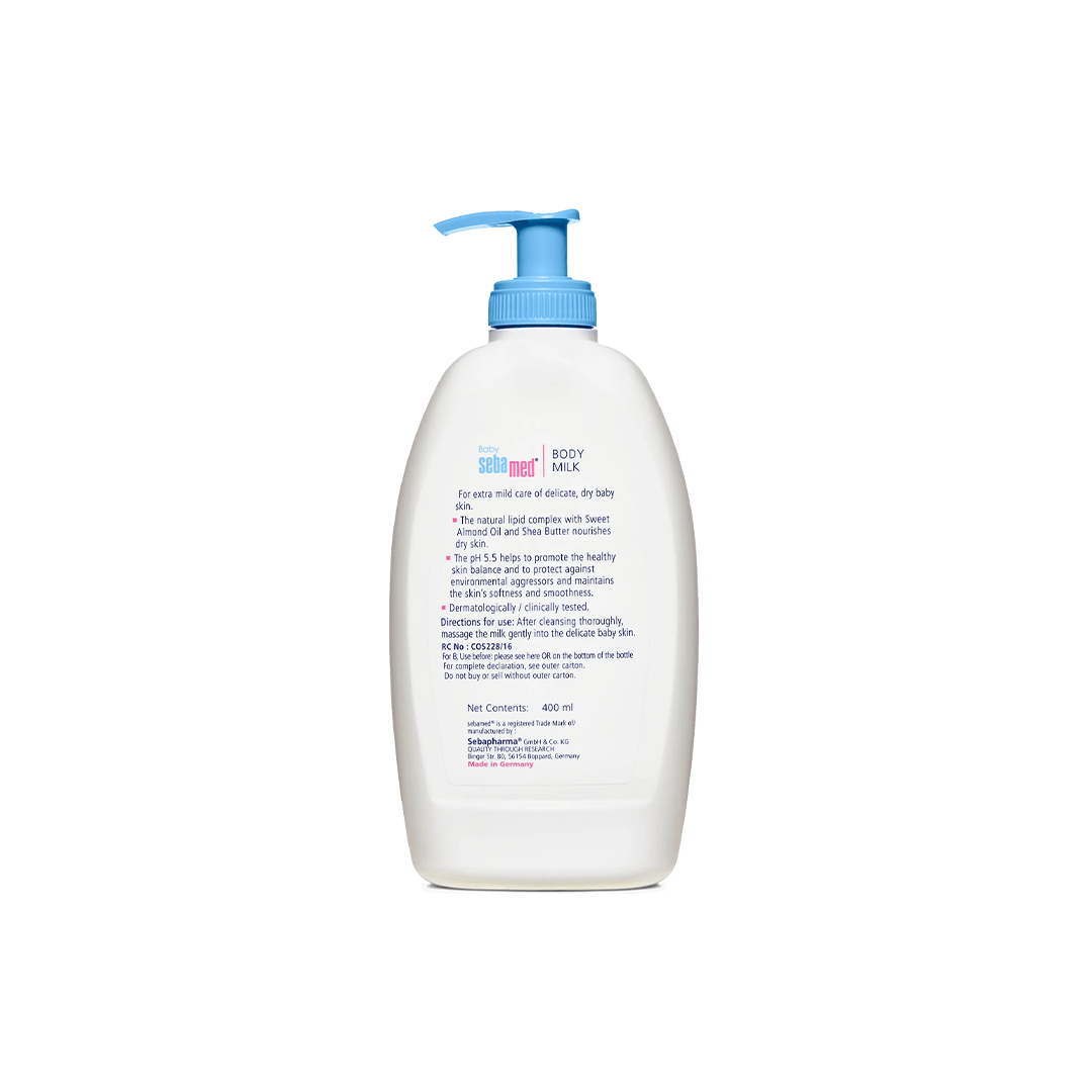 Sebamed Baby Care Sebamed Baby Body Milk For Kids |pH 5.5|Ideal for dry skin|Daily moisturisation