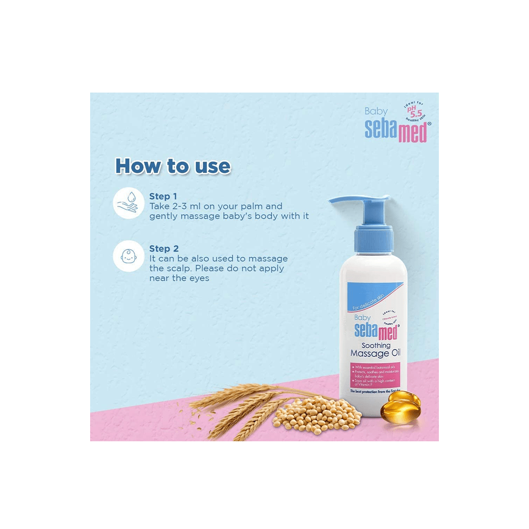 Sebamed Baby Care Sebamed Baby Soothing Massage Oil For Kids 150ml