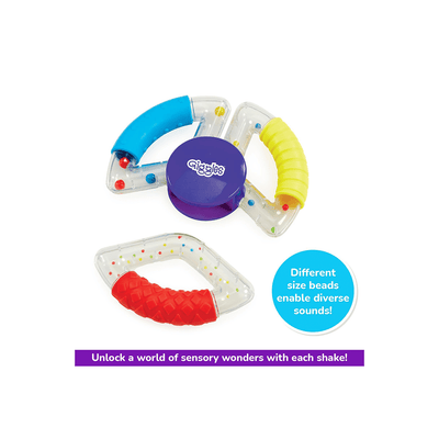 Funskool Toys Funskool Giggles Sensory Rattle Trio - Multicolour (6 Months+)