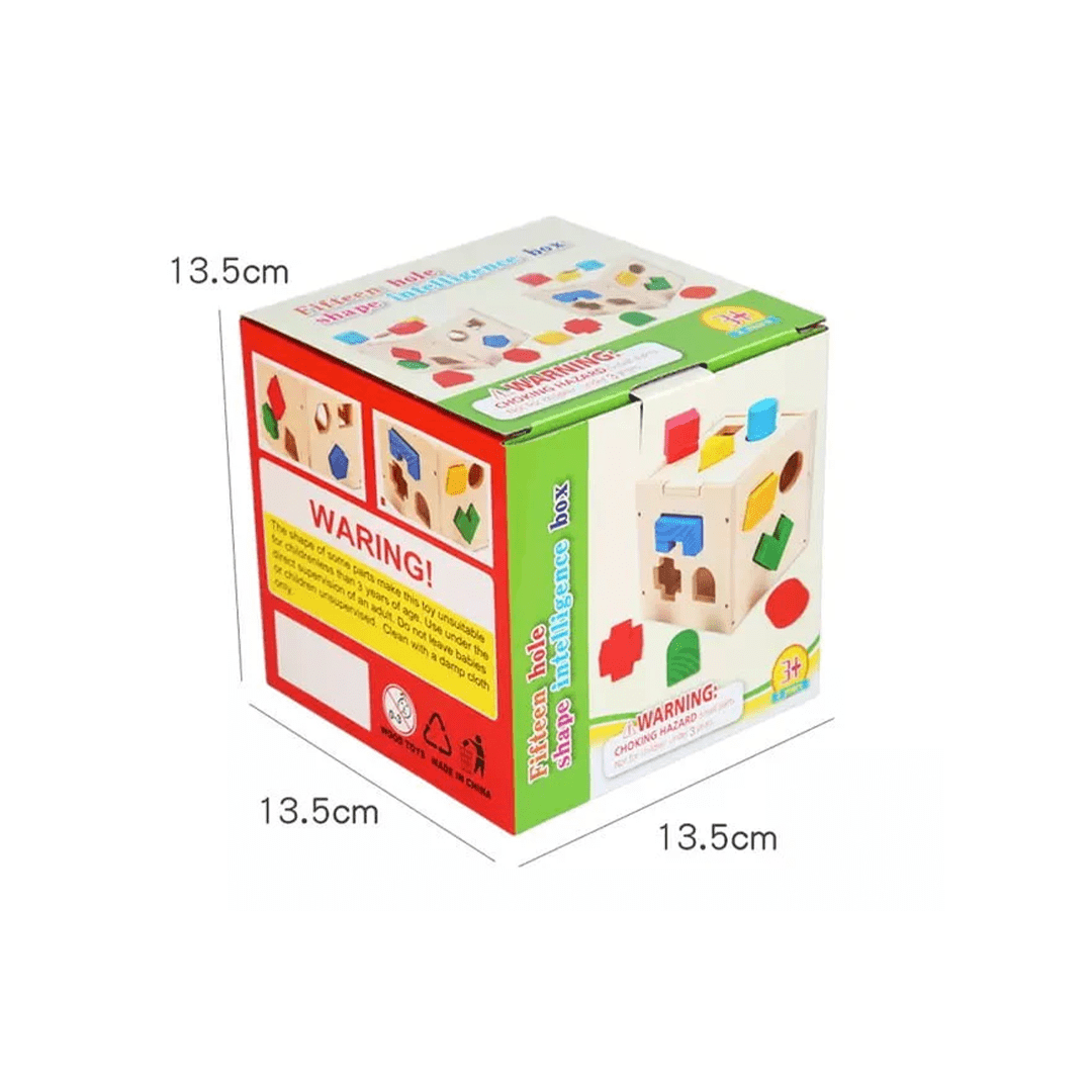 Extrokids Toys Extrokids Wooden Shape Sorter Box (2 Years+)