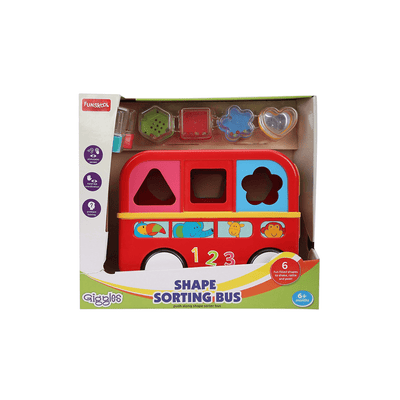 Funskool Toys Funskool Giggles Shape Sorting Bus (6 Months+)