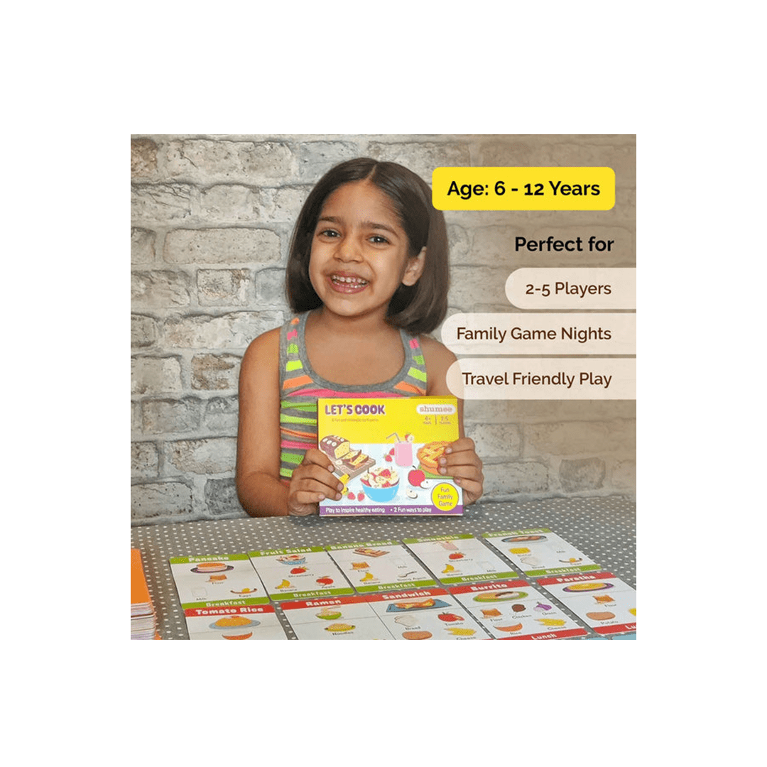 Shumee Toys Shumee Let's Cook: Strategy Game - 92 Cards & Recipe Fun (6 Years+)