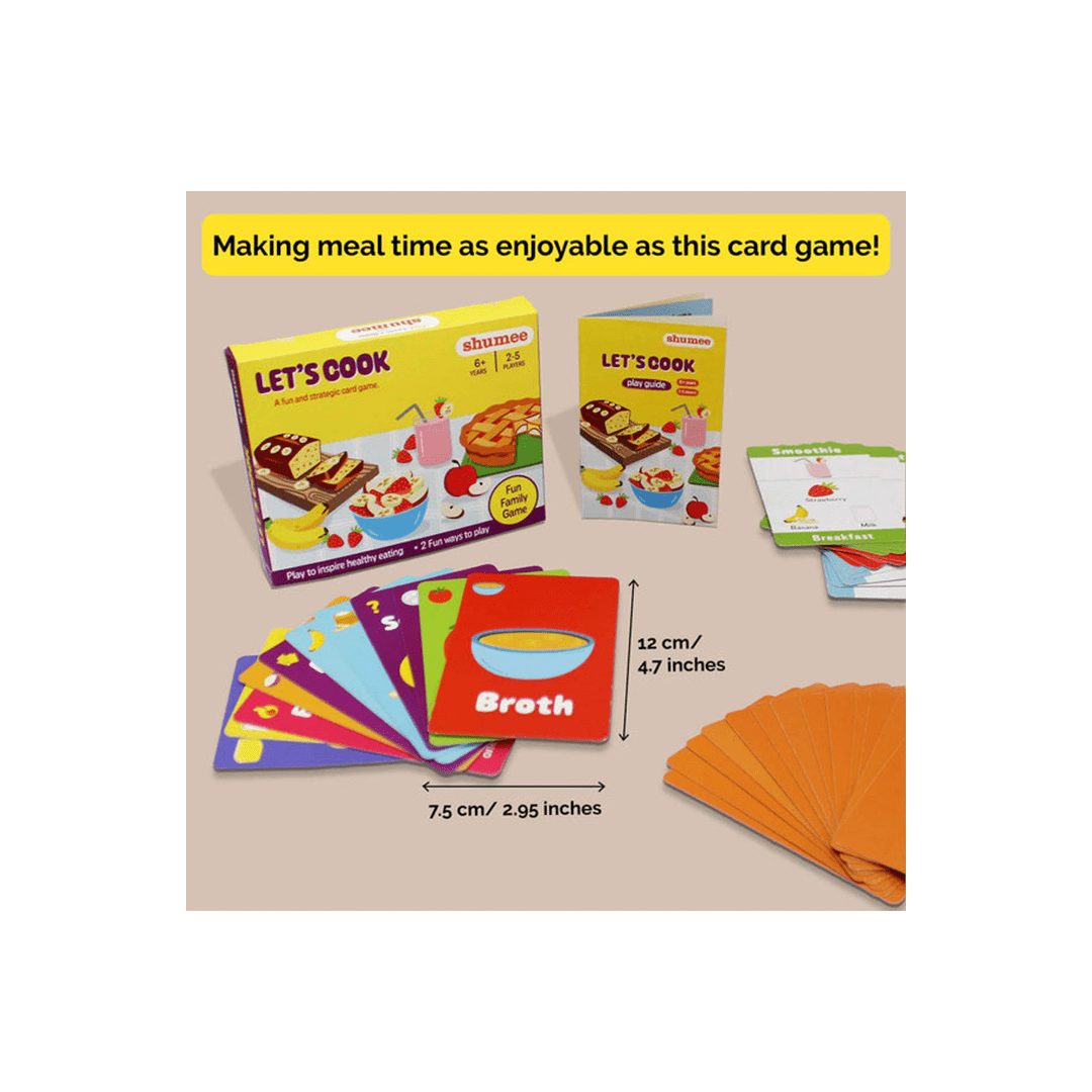 Shumee Toys Shumee Let's Cook: Strategy Game - 92 Cards & Recipe Fun (6 Years+)