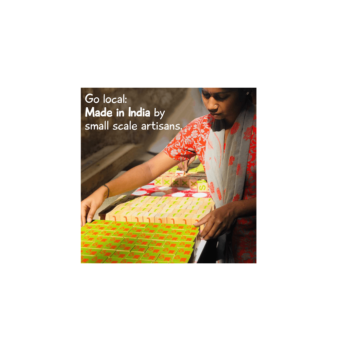 Shumee Toys Shumee Wooden Organic Crochet Shaker - Baby Rattle Toy (0 Months+)