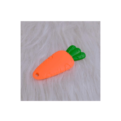 B4brain Toys B4brain Silicon Carrot Teether - Orange Green