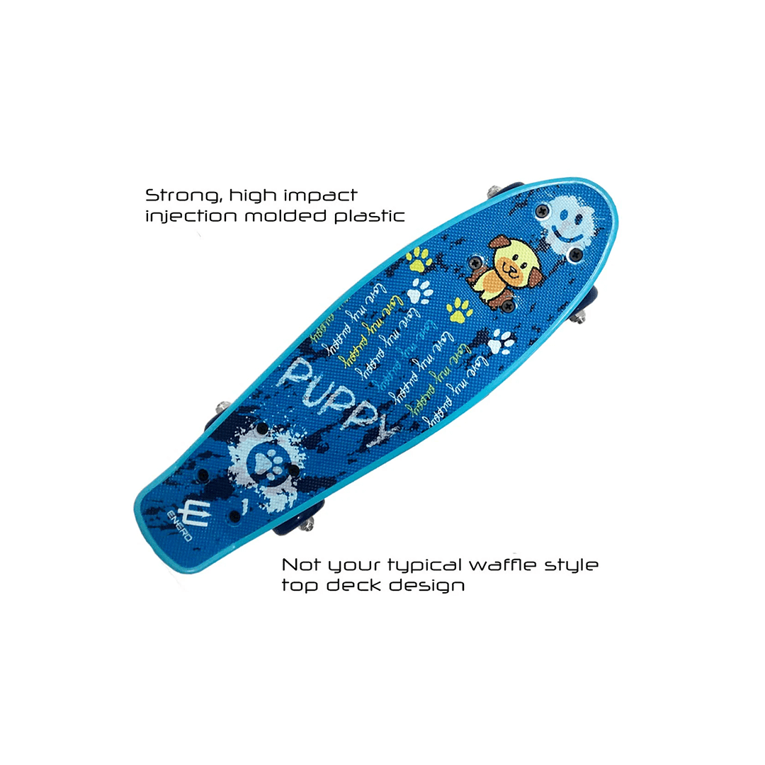 Baybee Ride-ons Baybee Plastic Skateboard with Colorful PU Wheels Complete Cruiser for Kids (5 Years+)