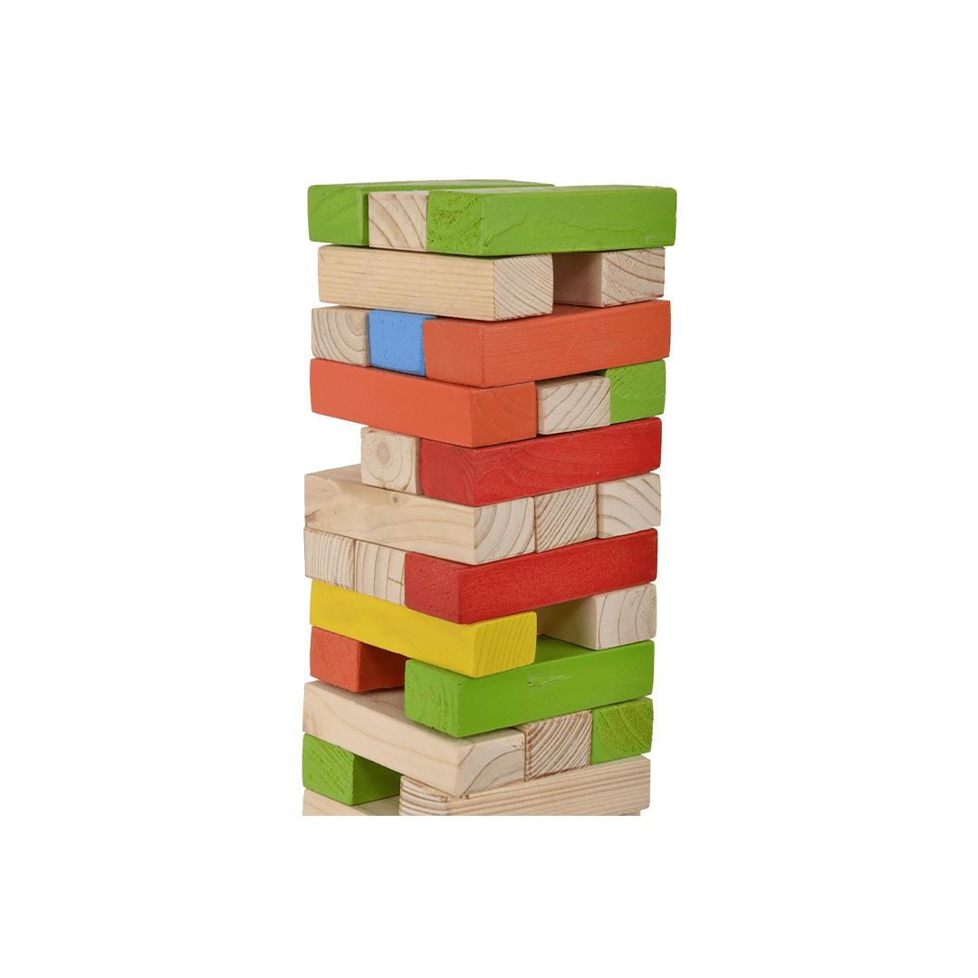 Skillofun Toys Skillofun Jenga puzzle - Balancing Blocks, Multi Color