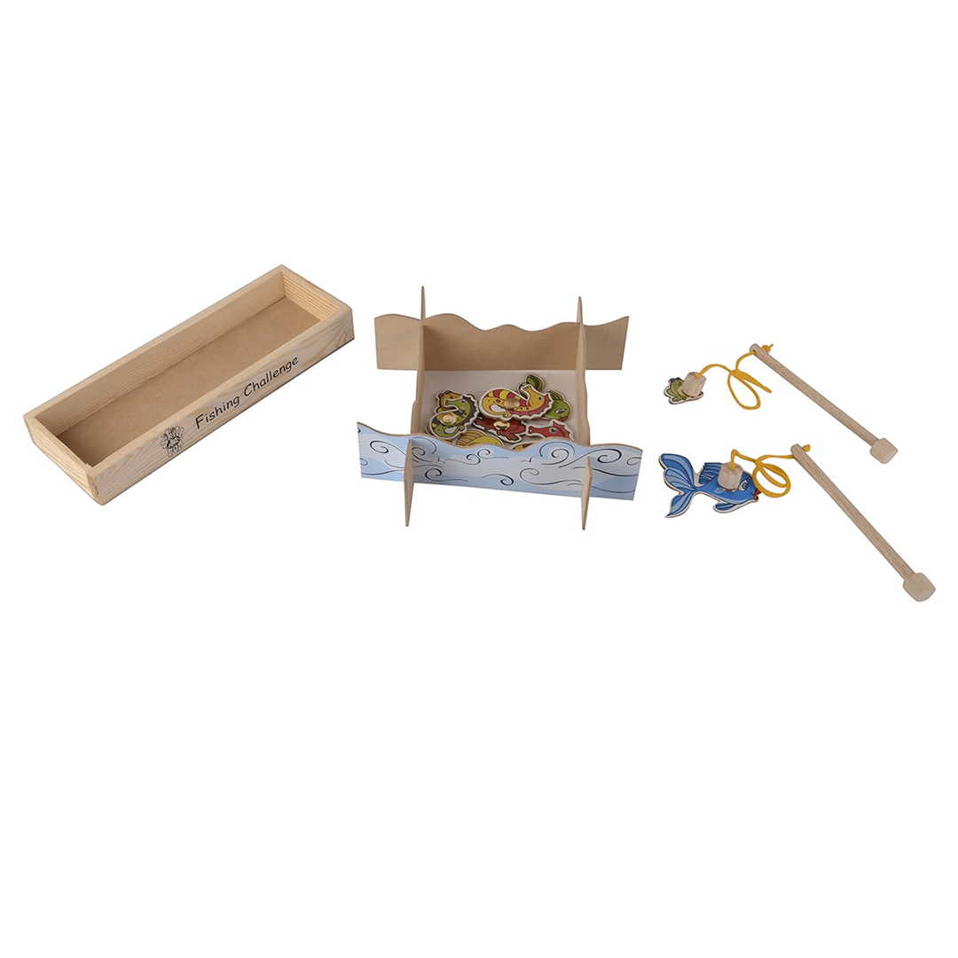 Skillofun Toys Skillofun Wooden Fishing Challenge