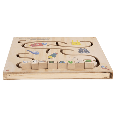 Skillofun Toys Skillofun Wooden Maze Chase - Classification Game