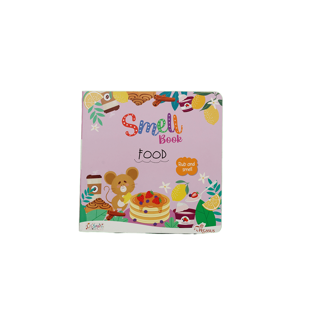 Pegasus Books Pegasus Rub and Smell Board Book – Food (1 Year+)