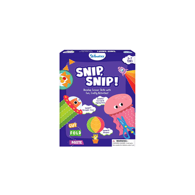 Skillmatics Brain Boosting Skillmatics Snip Snip | Art & Craft Activity Kit (ages 3-7)