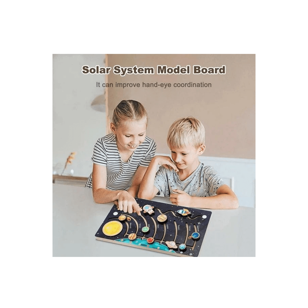 Extrokids Toys Extrokids Wooden Solar System Busy Board (3 Years+)