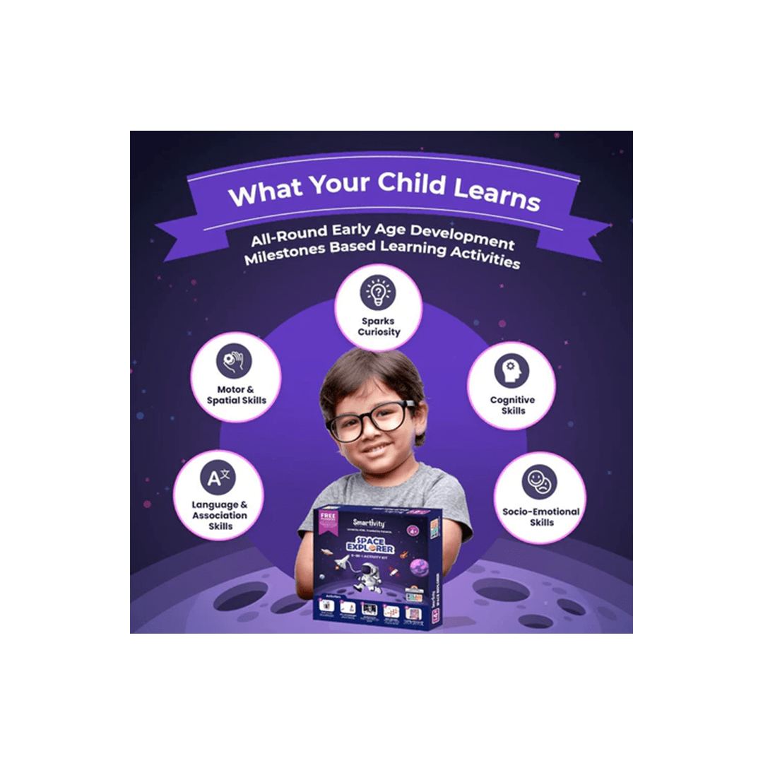 Smartivity Toys Smartivity Space Explorer | DIY Activity Kit( 4 Years+ )