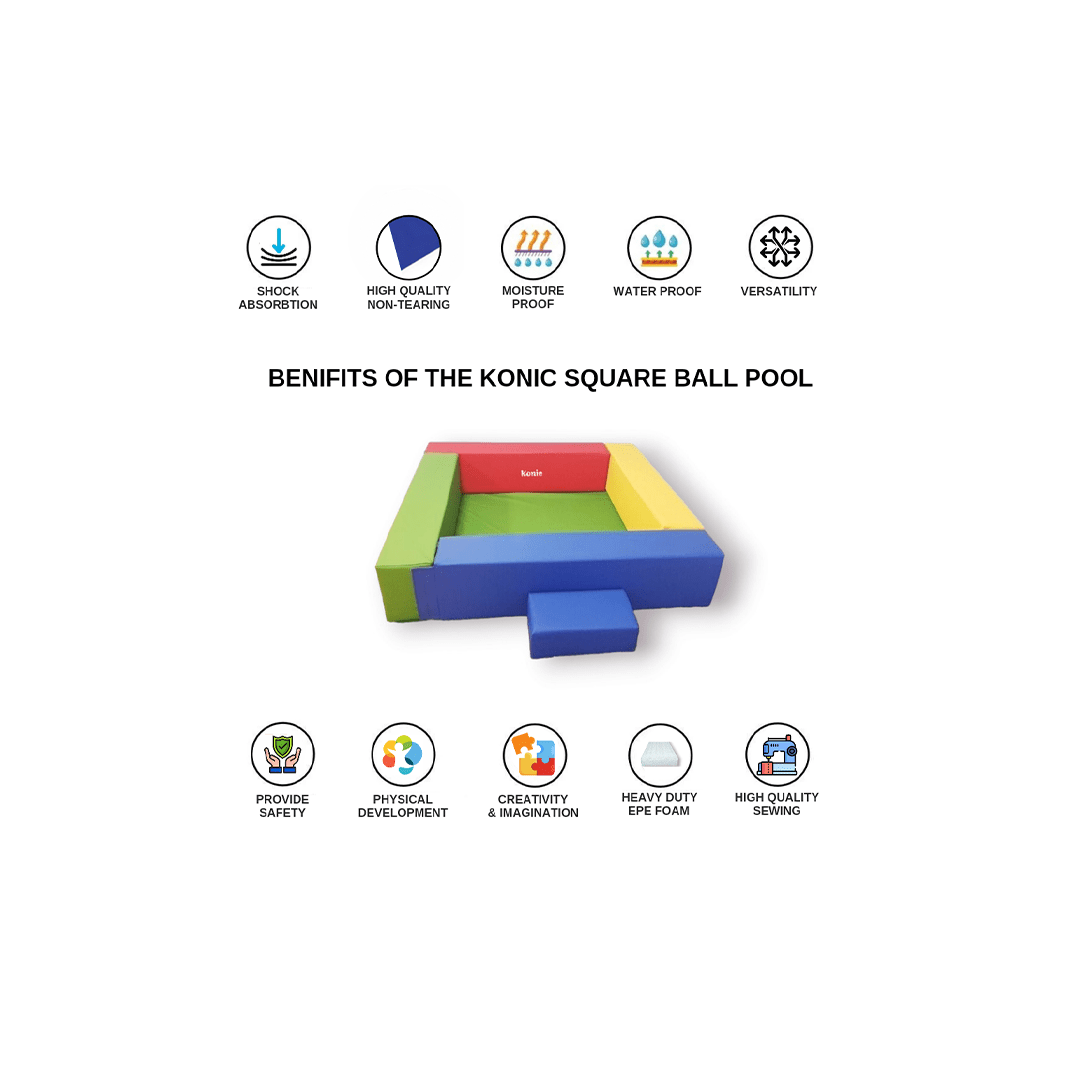 Konic Sports Toys Konic Sports Square Ball Pool For Kids