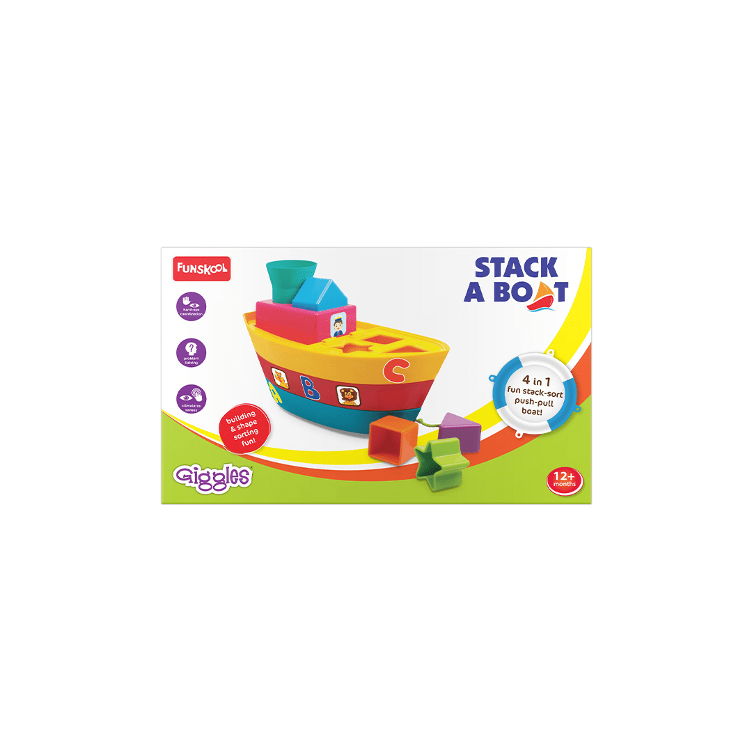 Funskool Toys Funskool Giggles Stack A Boat (12 Months+)