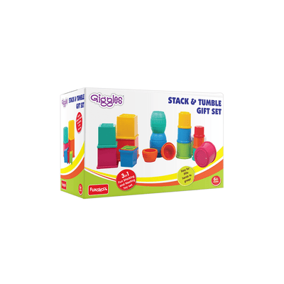 Funskool Toys Funskool Giggles Stack N Tumble Gift Set (6 Months+)