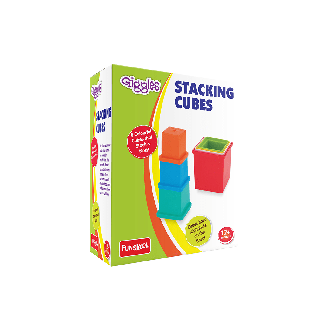 Funskool Toys Funskool Giggles Stacking Cubes (12 Months+)