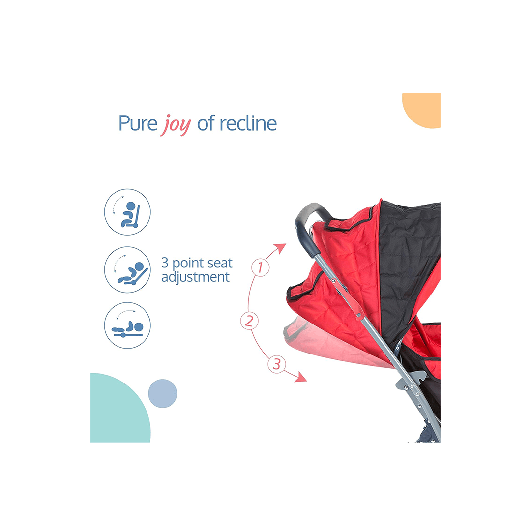 LuvLap Other Gears LuvLap Starshine Baby Stroller Pram for Kids (0-3 Years)