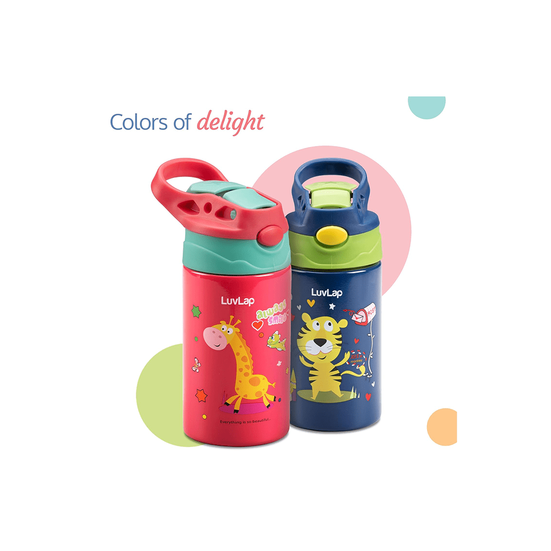 LuvLap Feeding Products LuvLap Premium Stainless Steel Spout Sipper Made of Steel - 280 ml