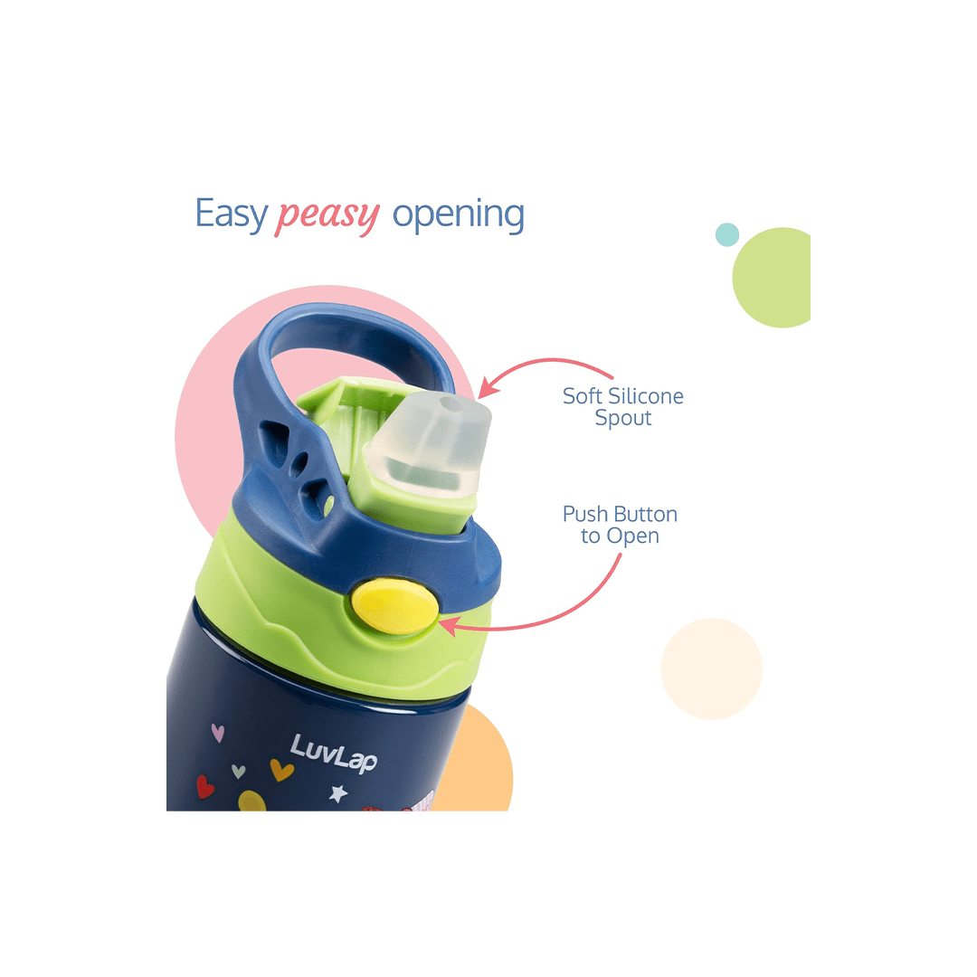 LuvLap Feeding Products LuvLap Premium Stainless Steel Spout Sipper Made of Steel - 280 ml