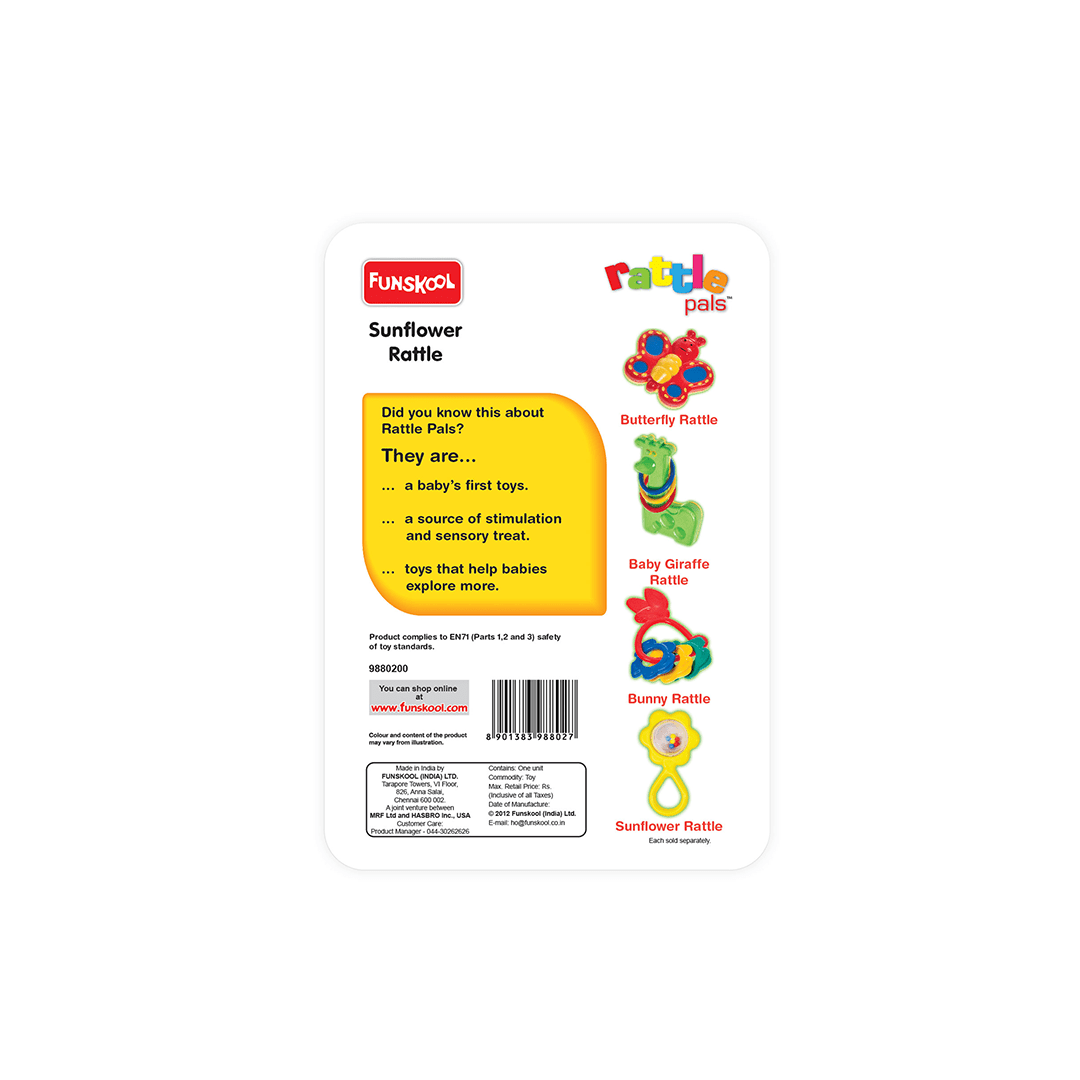Funskool Toys Funskool Giggles Sunflower Rattle