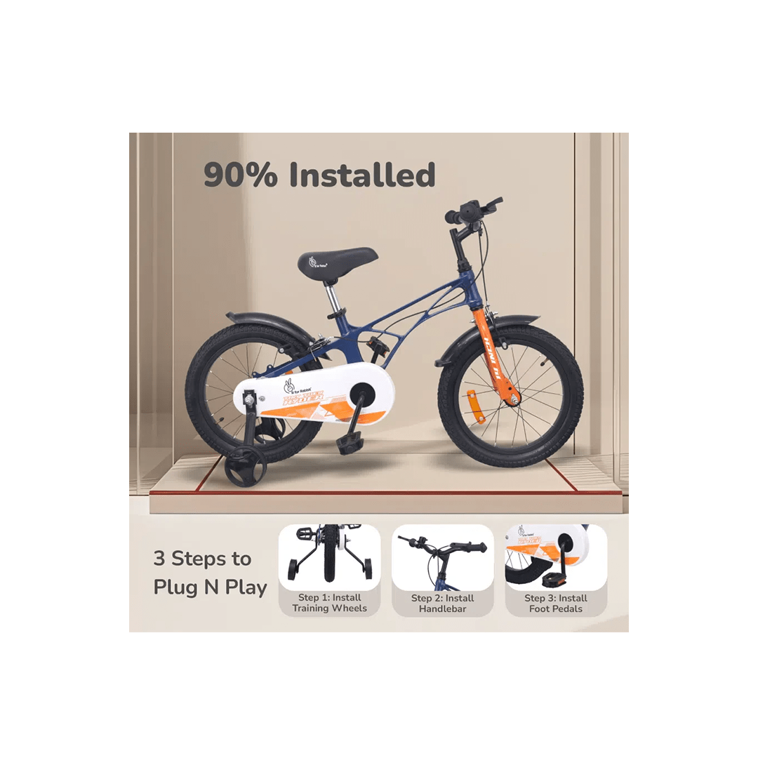 R for Rabbit Ride-ons R For Rabbit Tiny Toes Ryder Bicycle For Kids 14 Inch 90% Plug N Play Installation
