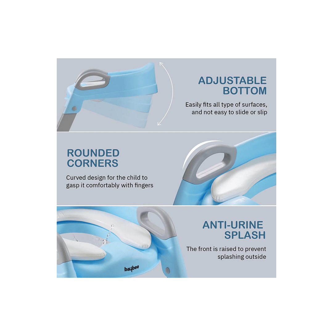 Baybee Baby Care Baybee Aura Western Toilet Potty Seat for Kids with Ladder For Kids