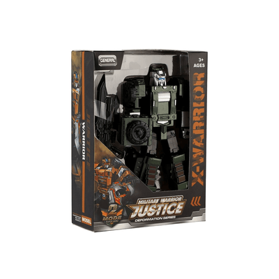 Baan Toys Toys Baan Toys X-Warrior Transformer Car / Military Robot For Kids (3 Years+)