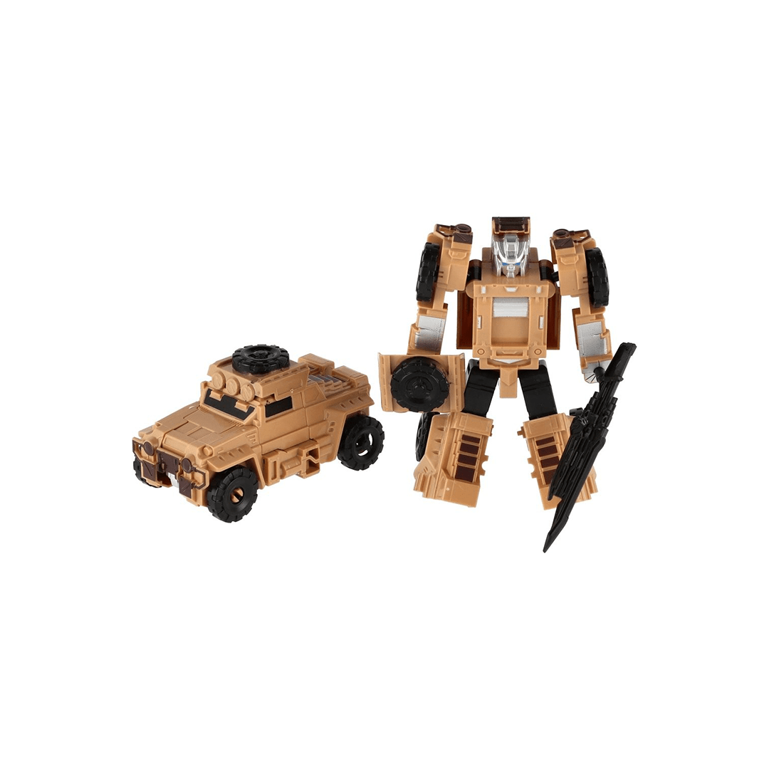 Baan Toys Toys Baan Toys X-Warrior Transformer Car / Military Robot For Kids (3 Years+)