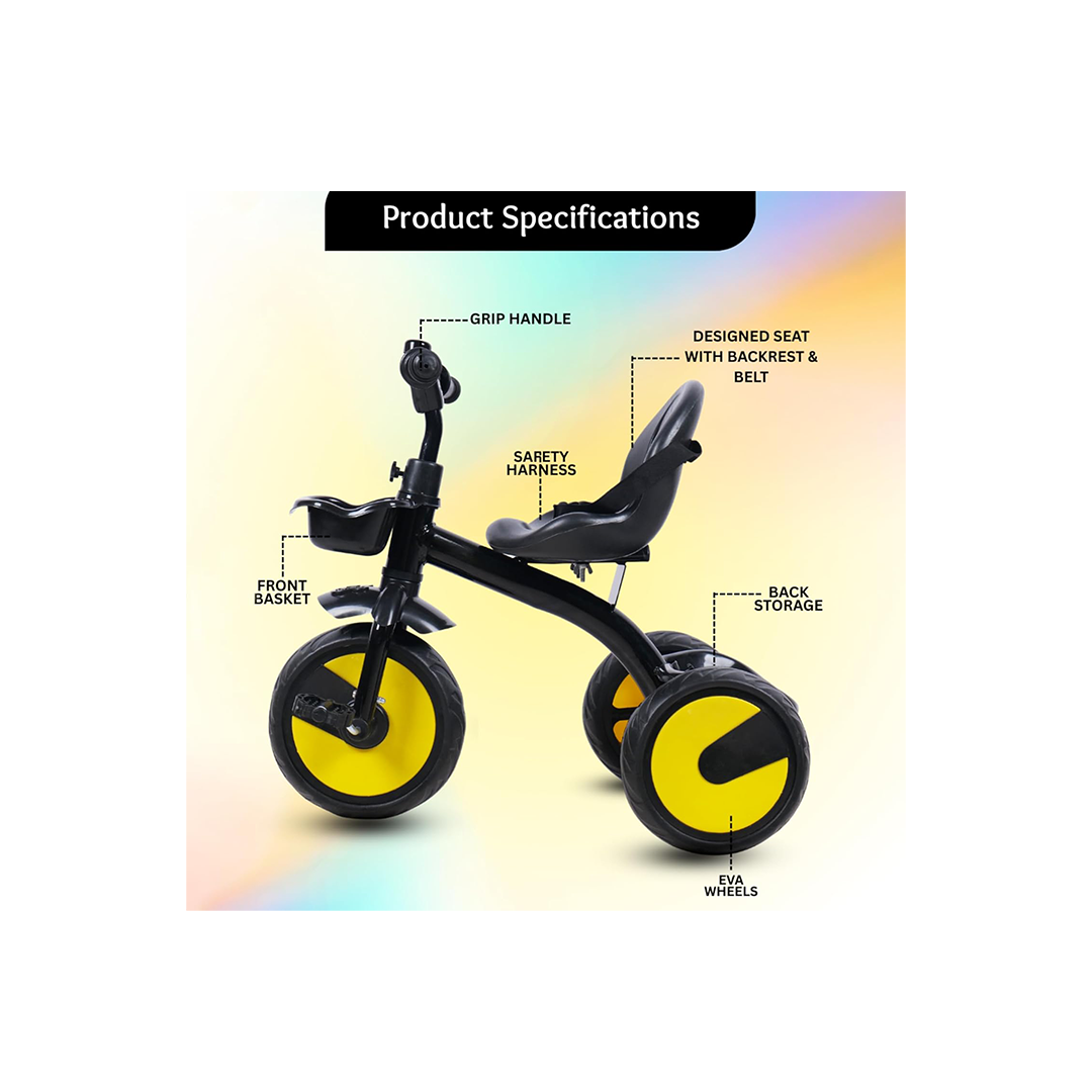 Baybee Trilo Baby Tricycle for Kids | Plug & Play Kids