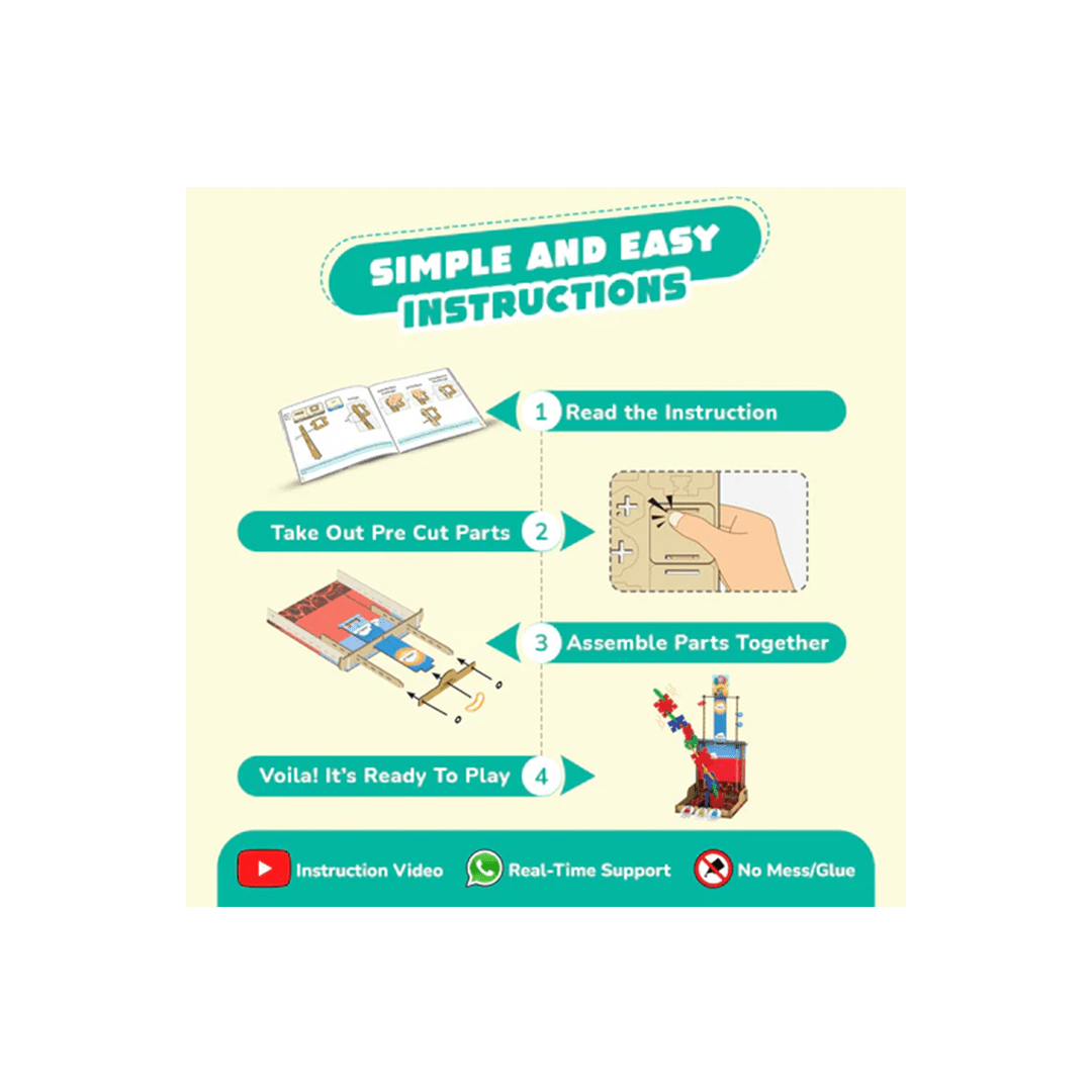 Smartivity Toys Smartivity Try Tower | DIY STEM Construction Toy( 4 years+ )