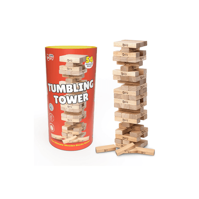 Little Berry Toys Little Berry Jenga/Tumbling Tower Game for Adults & Kids - 54 Pcs Canister Tube Pack (3 Years+)