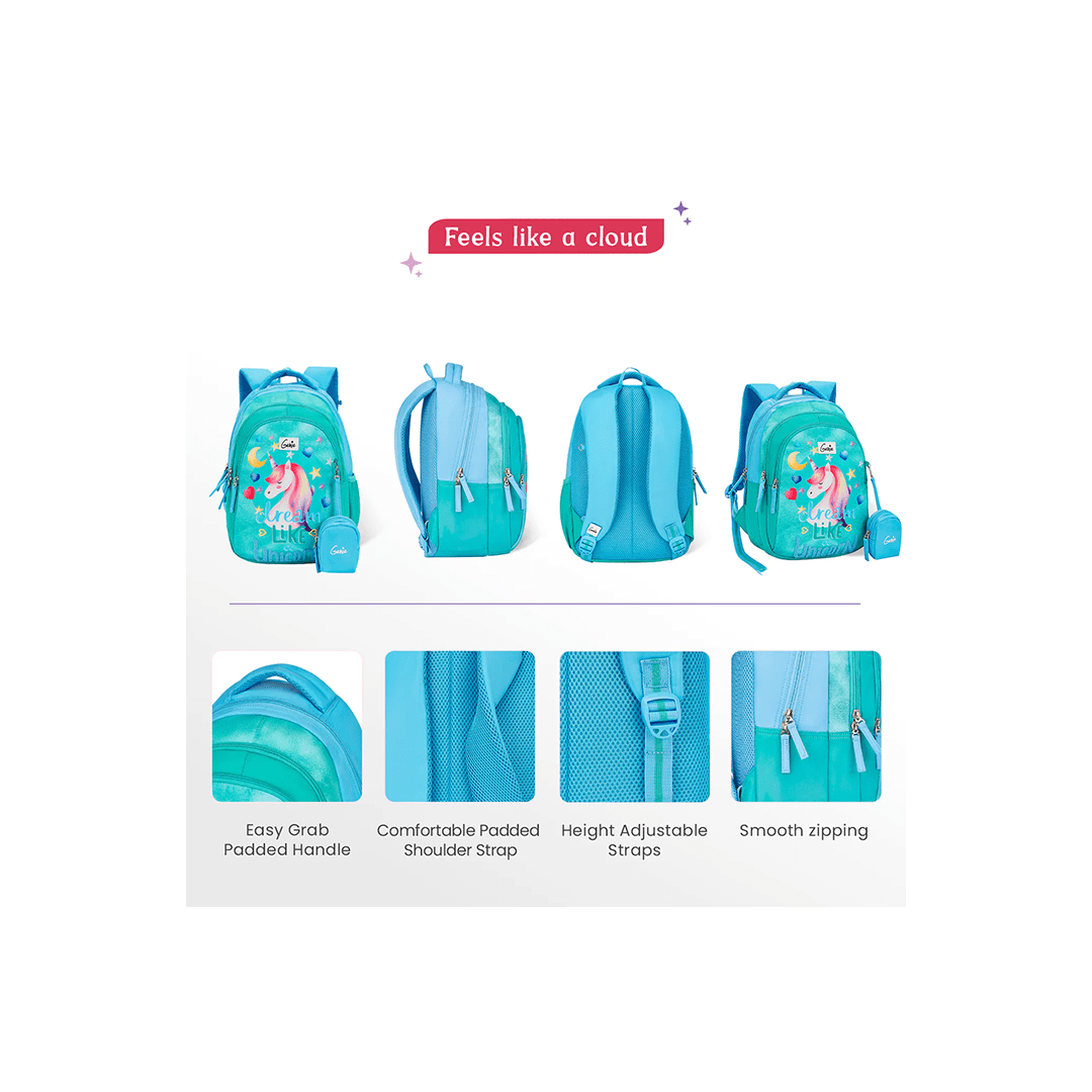 Genie Toys Genie Unicorndream Small Backpack for Kids (4-7 Years)