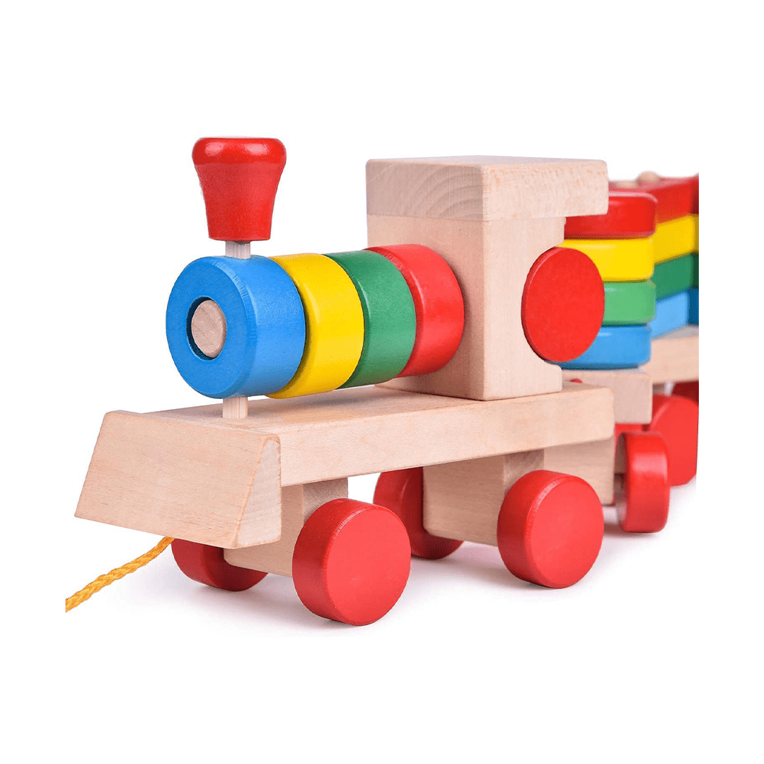 Extrokids Toys Baan Toys Wooden Shape Sorter Train (2 Years+)