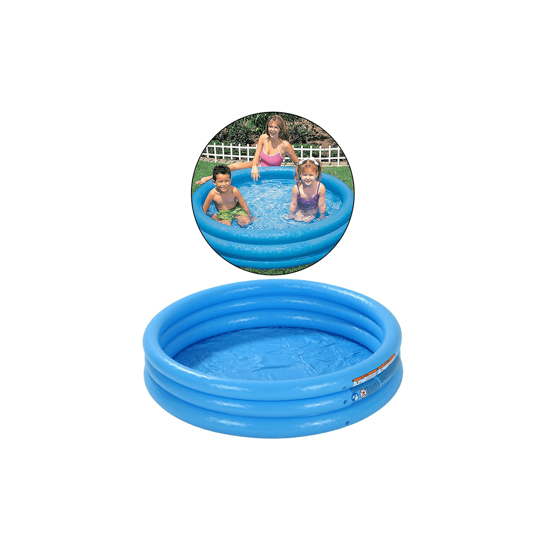 Intex Baby Care Intex Crystal Inflatable Swimming Water Pool For Kids (2 Years+)