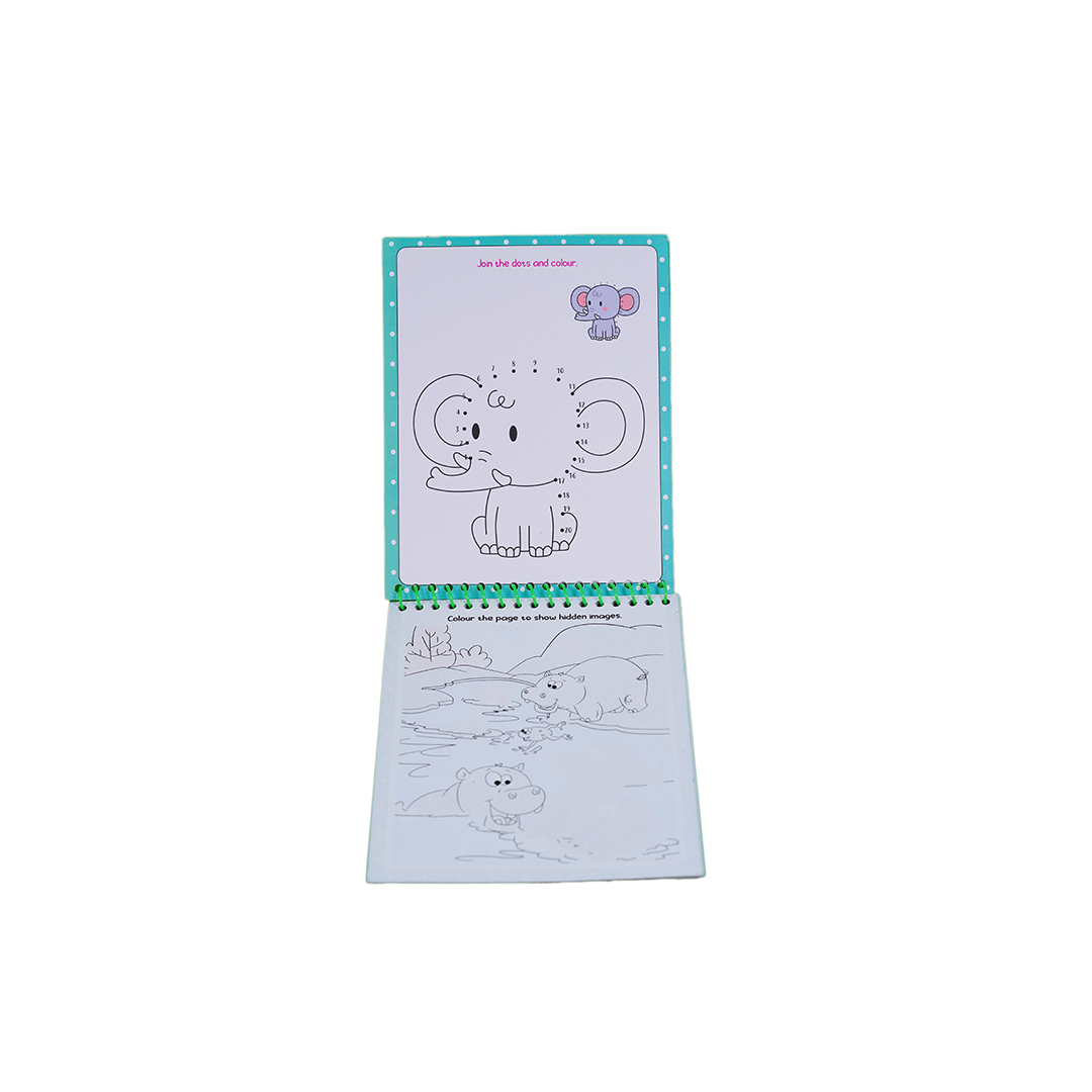 Pegasus Books Pegasus Water Wonder - Jungle (Reusable Magic Water Coloring Book ) (3 years+)