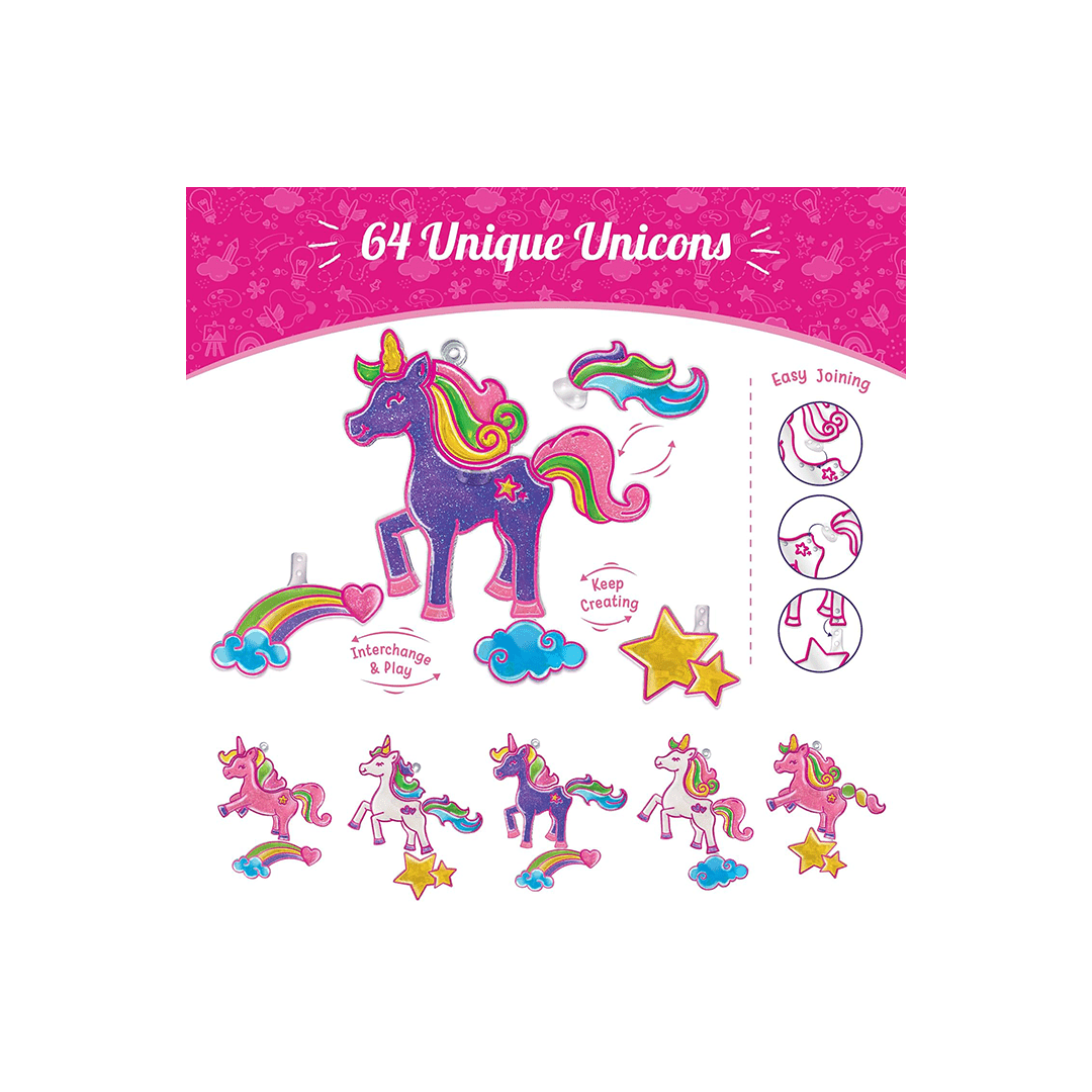 Imagimake Art And Craft Kit Imagimake Window Art Unicorn | Glass Painting Kit | Art And Craft Kit (5-7 Years)
