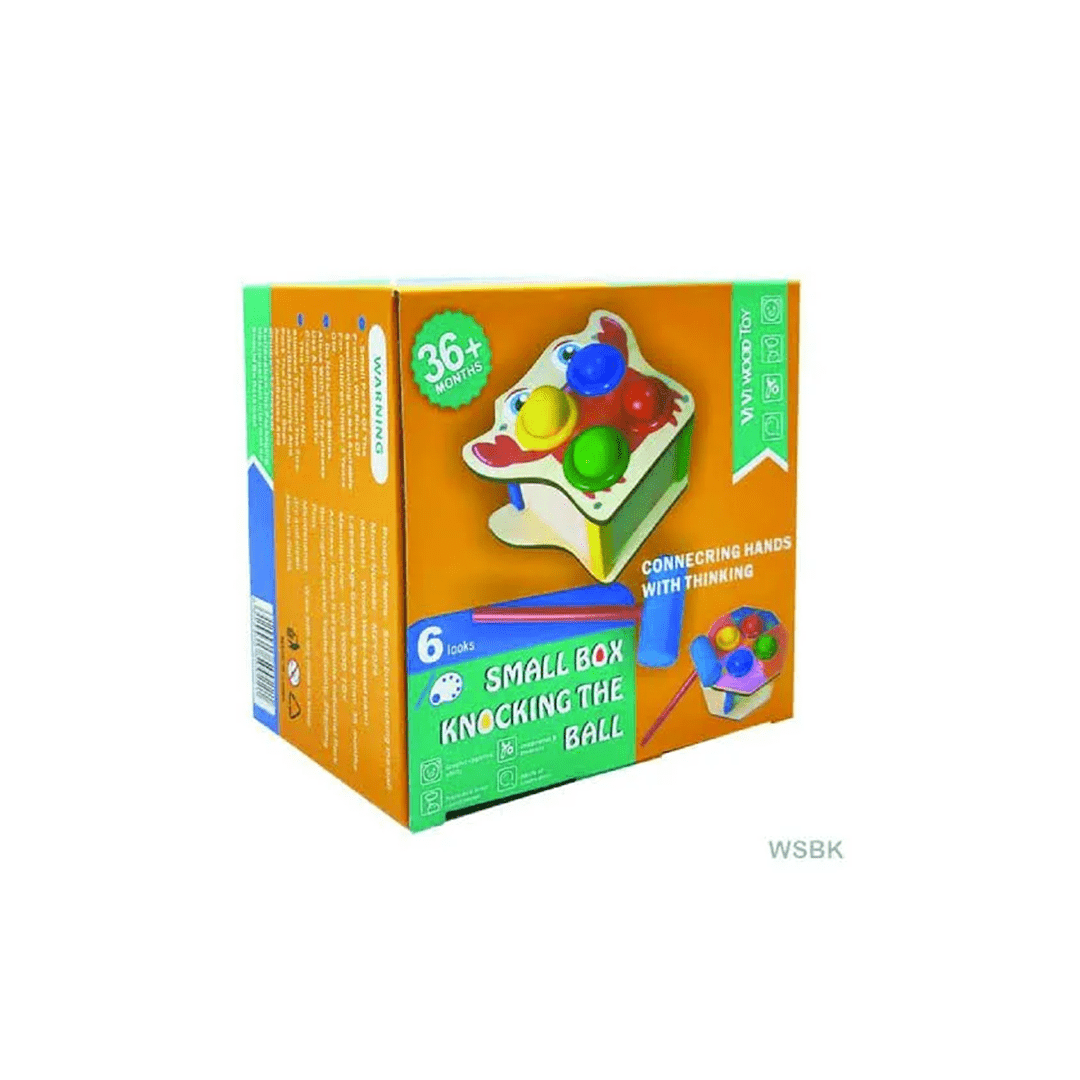 The Clever Clogs Toys The Clever Clogs Wooden Hammer Ball Knock (3 Years+)