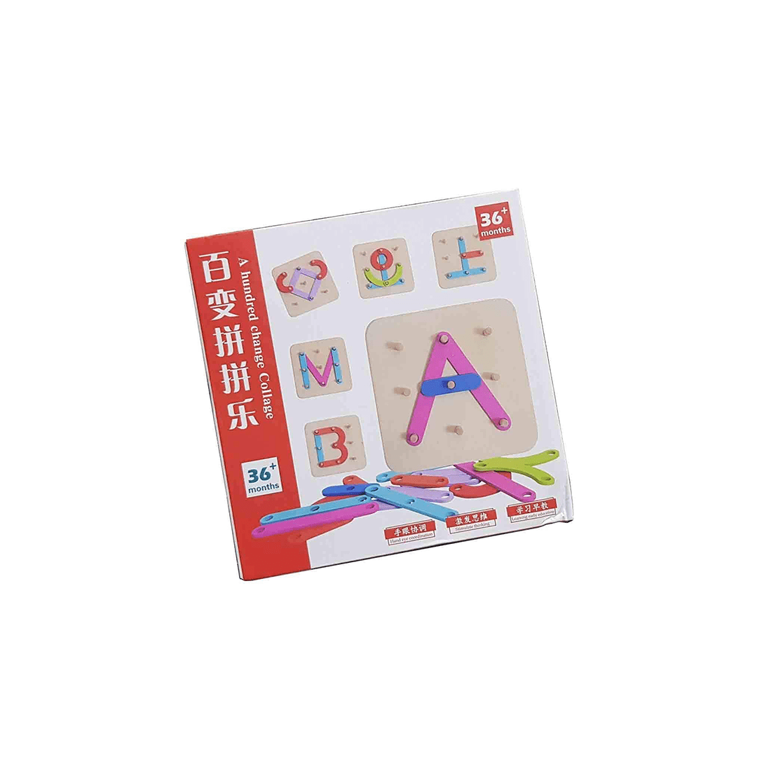 The Clever Clogs Toys The Clever Clogs Wooden Hundred Change Collage Educational Board Game for Kids. (3 Years+)