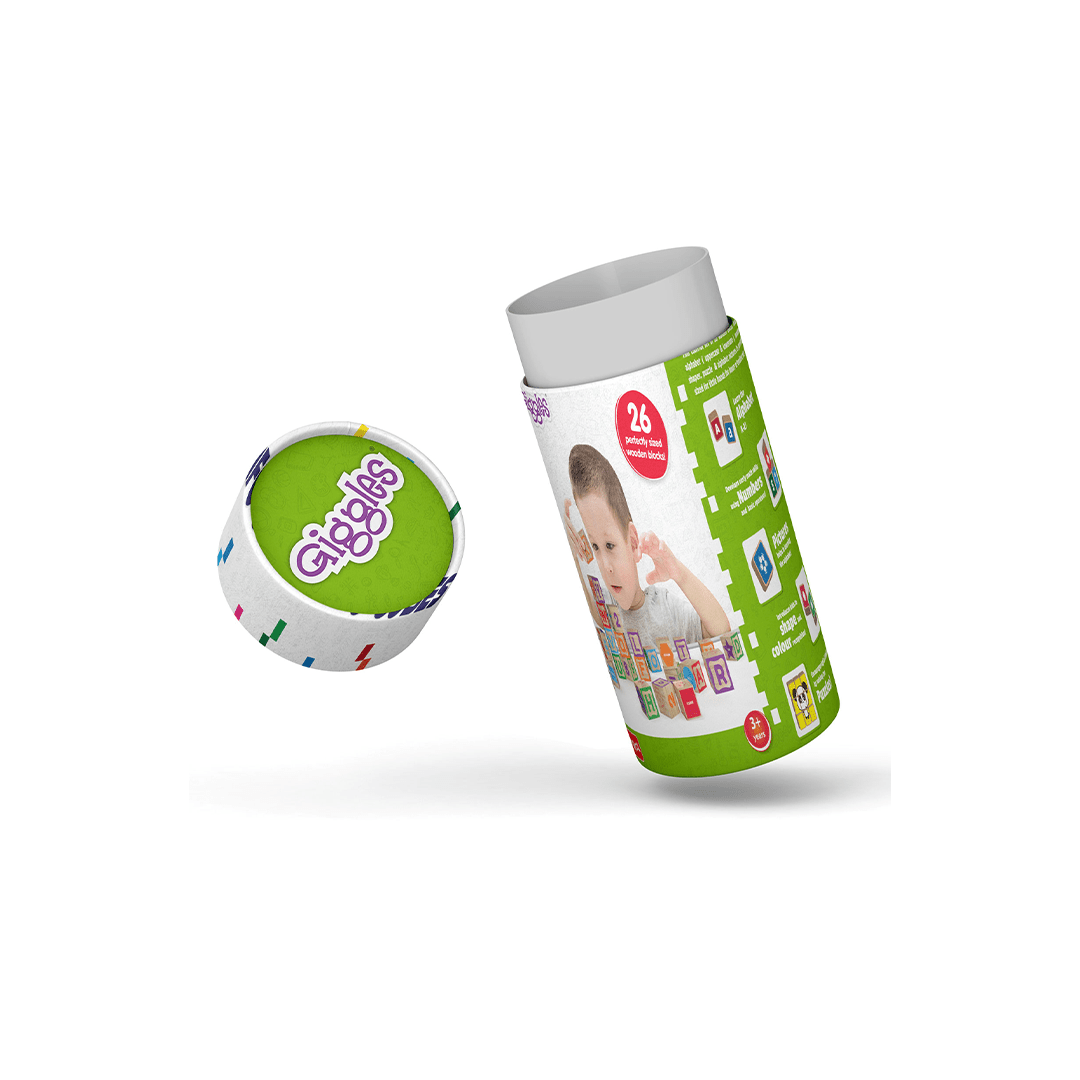 Funskool Toys Funskool Giggles Wooden Info Cubes (3 Years+)