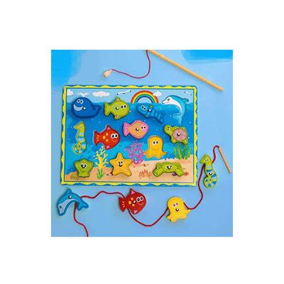 Extrokids Toys Extrokids Wooden Magnetic Fishing Game (2 Years+)