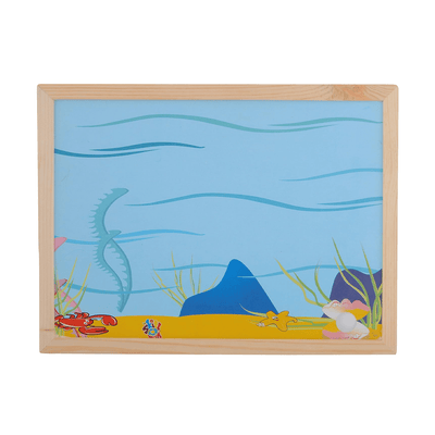 Skillofun Toys Skillofun Wooden Magnetic Twin Play Tray - Deep Sea