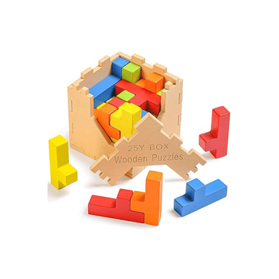 Extrokids Toys Extrokids Wooden Puzzles 25Y Box (3 Years+)
