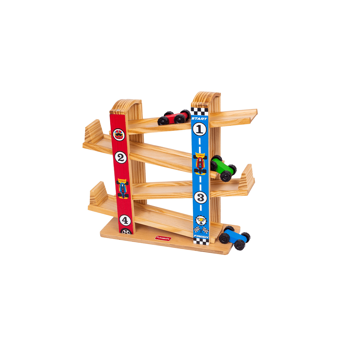 Funskool Toys Funskool Giggles Wooden Ramp Racer (18 Months+)
