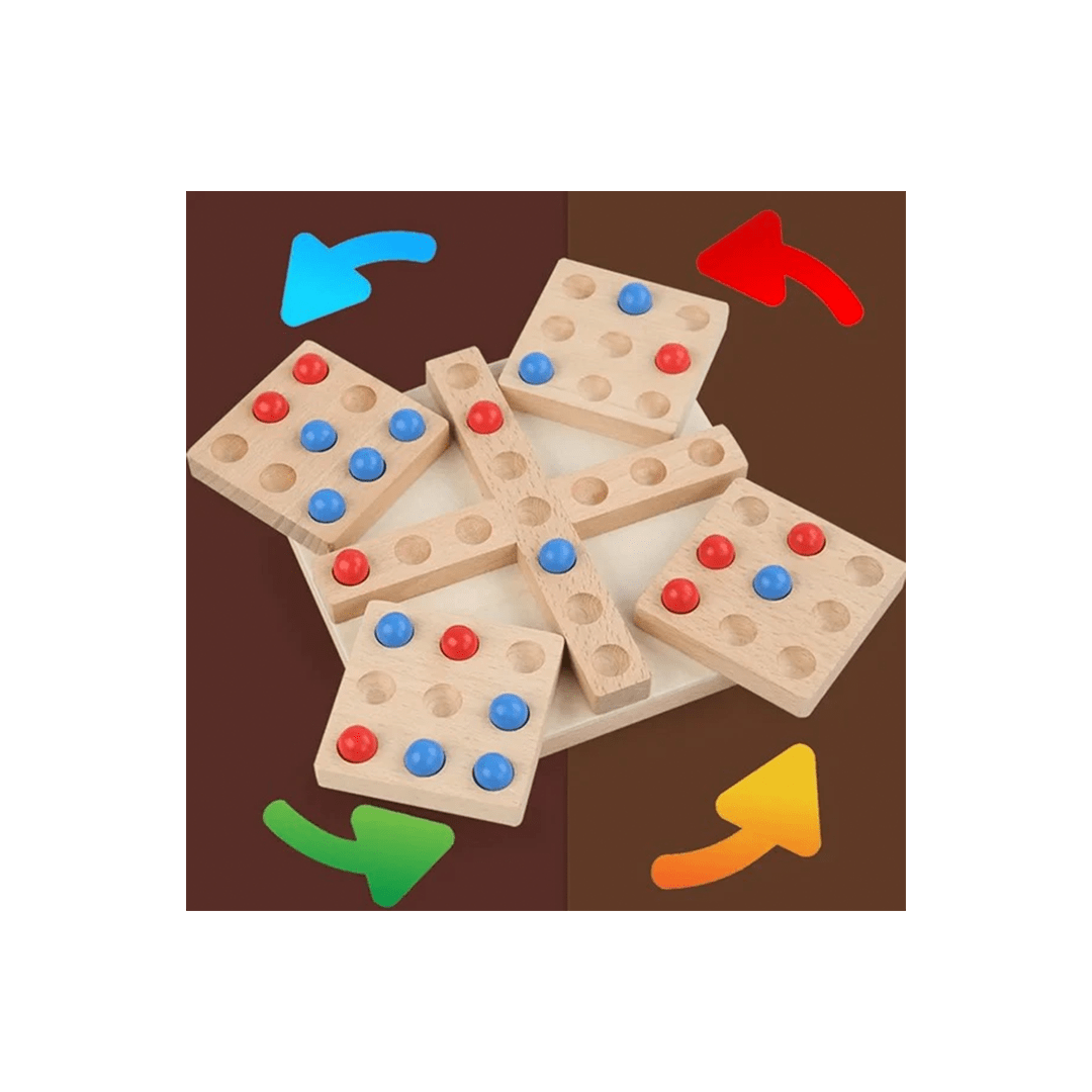 Extrokids Toys Extrokids Wooden Rotating Gobang (3 Years+)