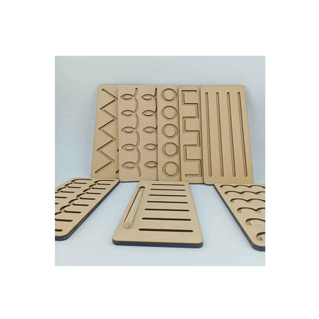 Extrokids Toys Extrokids Wooden Tracing Board Pattern (3 Years+)